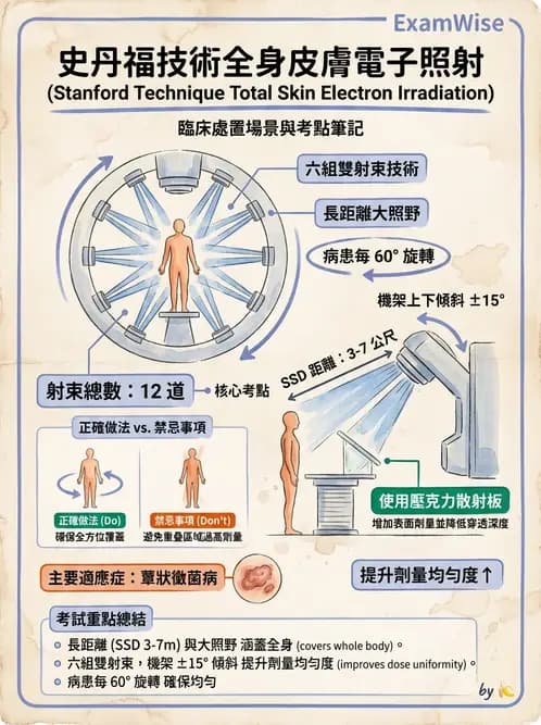 放射 - 全身放射治療技術(TBI/TSET) - AI 圖文解析預覽