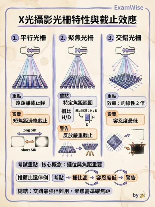 放射 - 曝光參數與散射線控制 - AI 圖文解析預覽