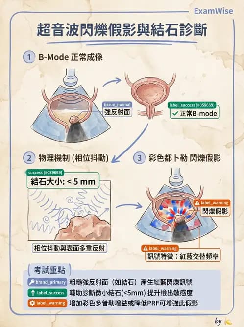 放射 - 泌尿生殖與小器官超音波 - AI 圖文解析預覽