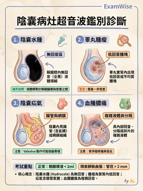 放射 - 泌尿生殖與小器官超音波 - AI 圖文解析預覽
