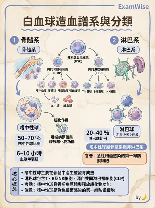 放射 - 血液及免疫生理 - AI 圖文解析預覽