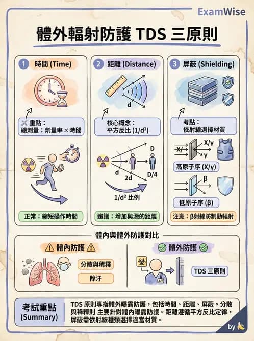 放射 - 劑量標準與防護原則 - AI 圖文解析預覽