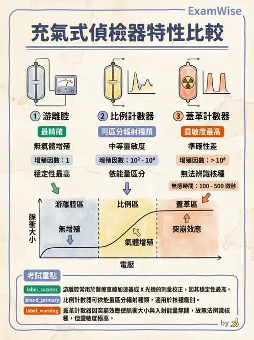 放射 - 充氣式偵檢器 - AI 圖文解析預覽