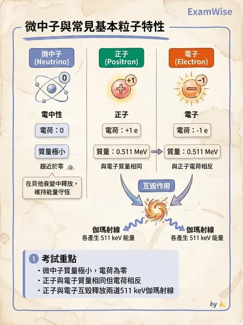 放射 - 放射性蛻變模式 - AI 圖文解析預覽