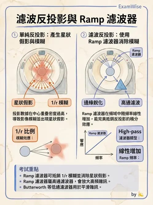 放射 - SPECT影像重建與濾波 - AI 圖文解析預覽