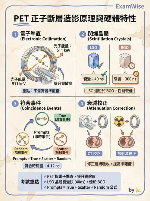 放射 - PET核種與儀器偵測原理 - AI 圖文解析預覽