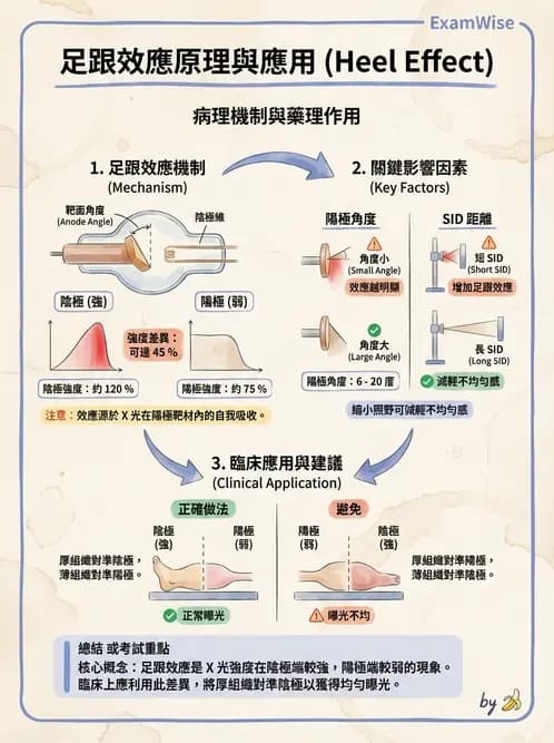 放射 - X光產生原理與管球設備 - AI 圖文解析預覽