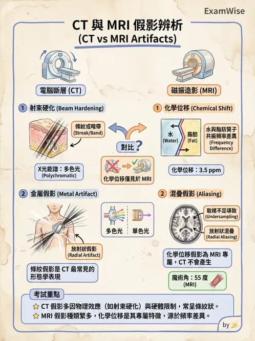 放射 - CT影像重建與品質 - AI 圖文解析預覽