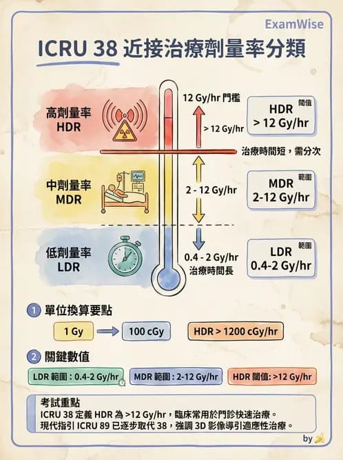 放射 - 近接治療射源物理與劑量計算 - AI 圖文解析預覽