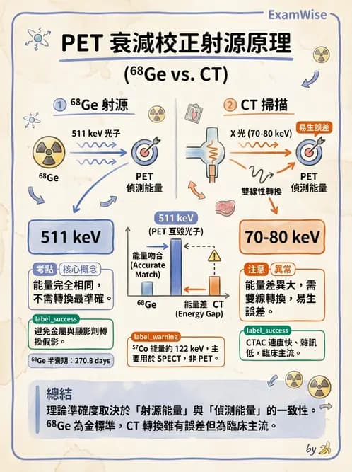 放射 - PET造影原理與重組 - AI 圖文解析預覽