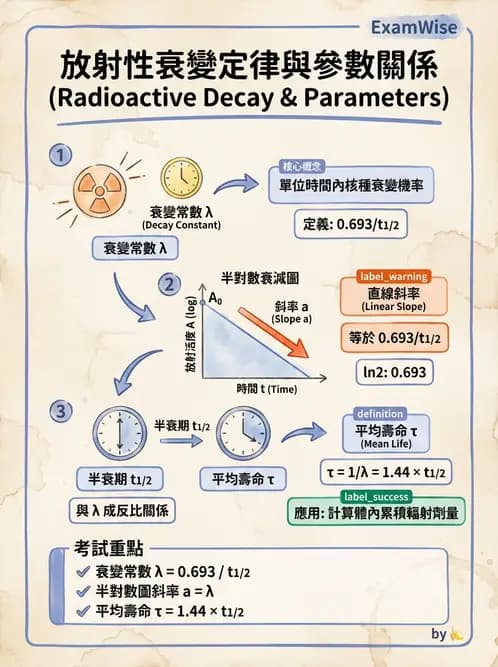 放射 - 蛻變類型與計算 - AI 圖文解析預覽