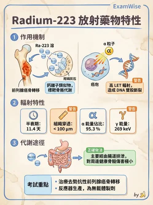 放射 - 治療用核醫藥物 - AI 圖文解析預覽