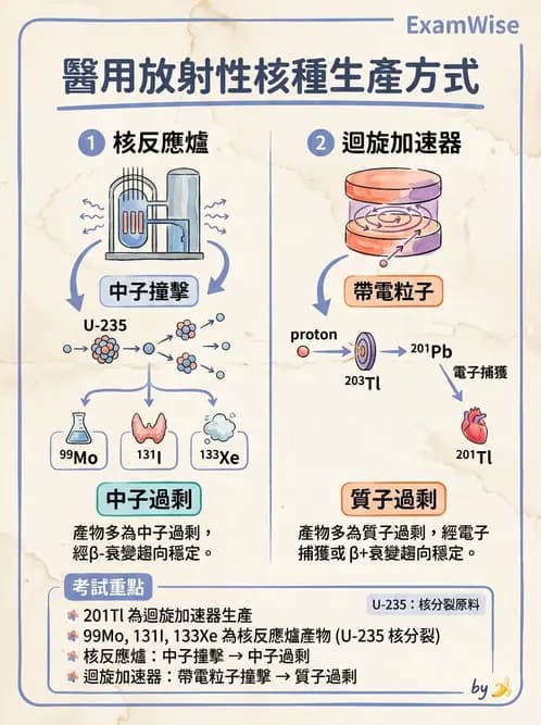 放射 - 核子醫學物理 - AI 圖文解析預覽