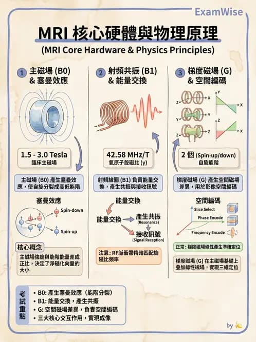 放射 - 主磁場、磁鐵類型與勻場 - AI 圖文解析預覽