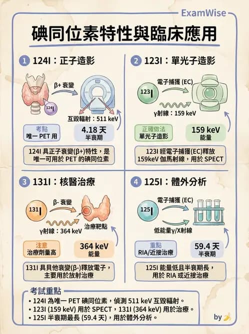 放射 - PET核種與儀器偵測原理 - AI 圖文解析預覽