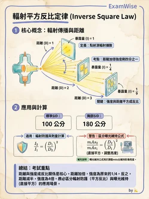 放射 - 曝光參數與散射線控制 - AI 圖文解析預覽