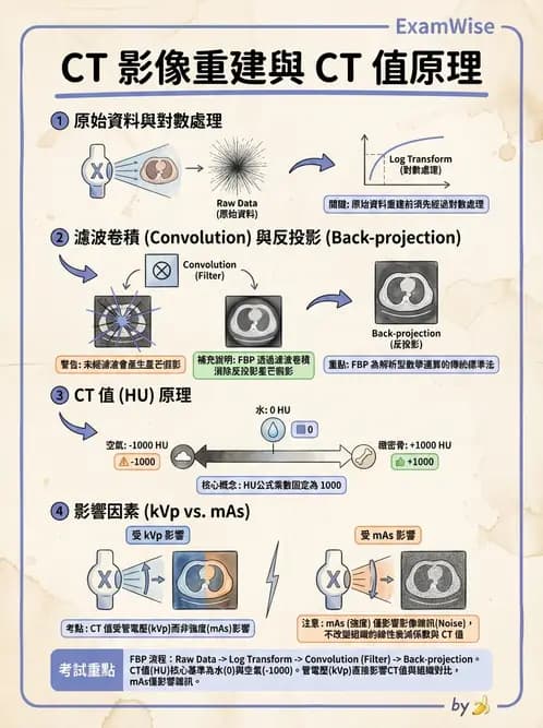 放射 - CT影像重建與品質 - AI 圖文解析預覽