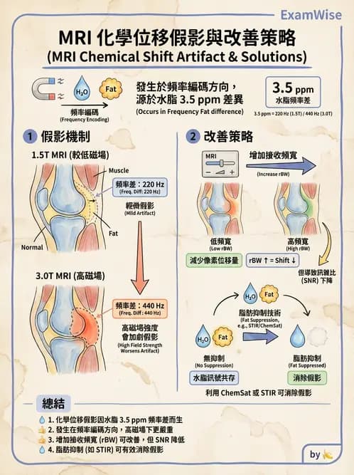 放射 - 磁振影像品質與參數 - AI 圖文解析預覽