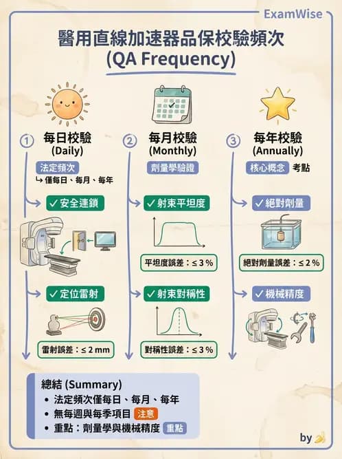 放射 - 直線加速器品保規範 - AI 圖文解析預覽