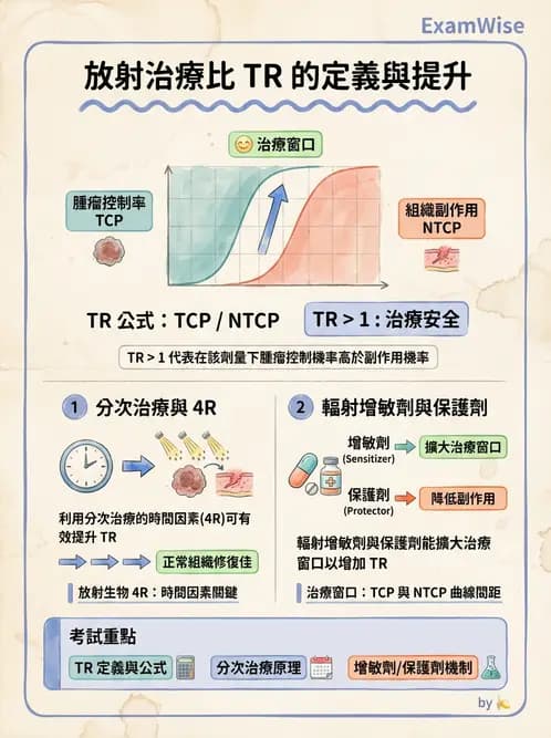 放射 - 時間劑量分次效應 - AI 圖文解析預覽
