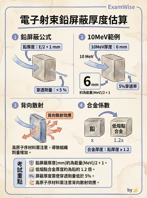放射 - 電子射束臨床技術與應用 - AI 圖文解析預覽