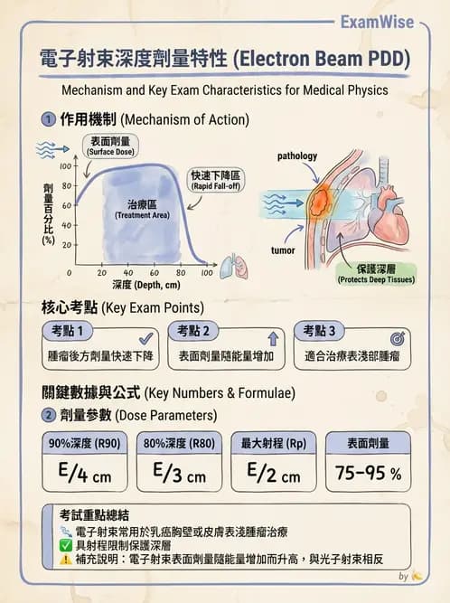 放射 - 電子射束臨床技術與應用 - AI 圖文解析預覽