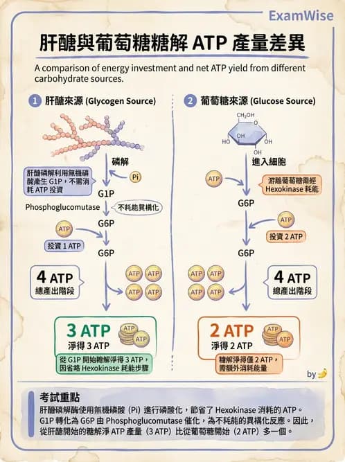 營養 - 醣類代謝 - AI 圖文解析預覽