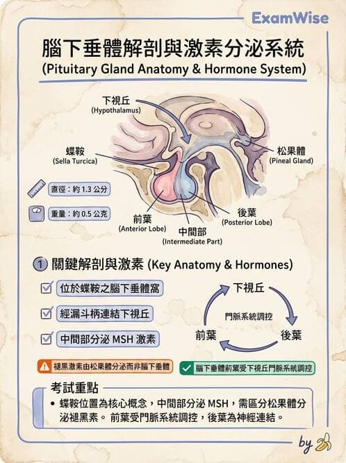 護理師 - 概論、皮膚系統、內分泌系統 - AI 圖文解析預覽