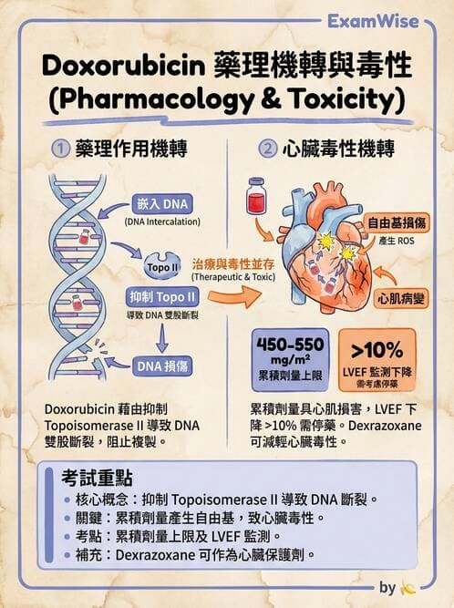護理師 - 化學治療與免疫調節藥物 - AI 圖文解析預覽