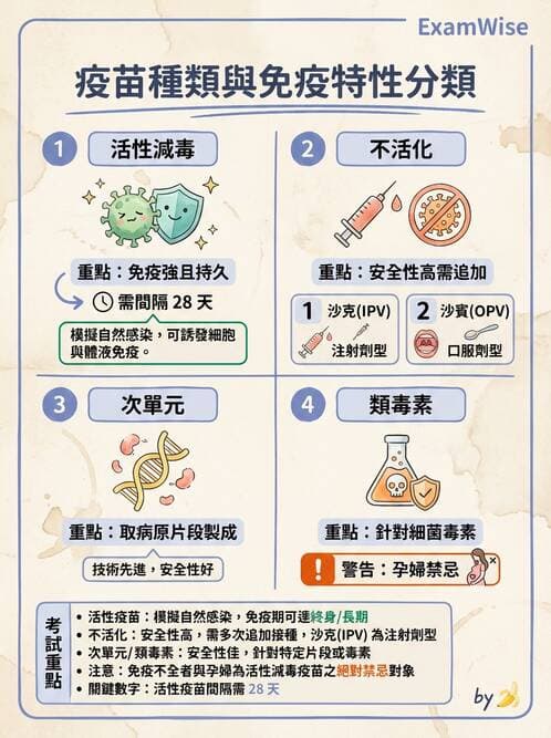 護理師 - 後天性免疫、免疫調節 - AI 圖文解析預覽
