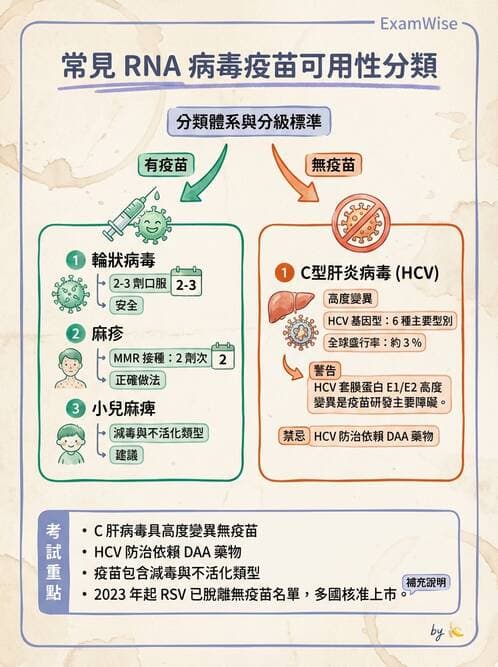 護理師 - RNA 病毒、新興病毒 - AI 圖文解析預覽