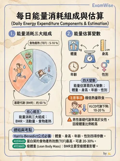 營養 - 能量平衡與食慾控制 - AI 圖文解析預覽