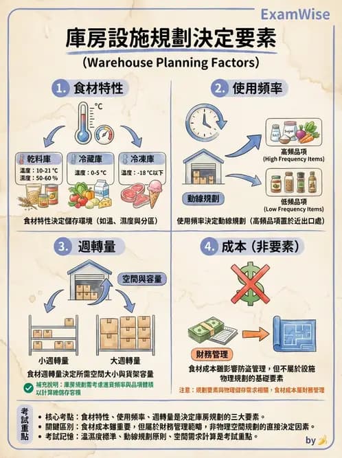 營養 - 庫房管理、食材貯存與盤點 - AI 圖文解析預覽