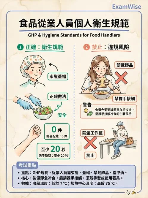 營養 - 食品安全衛生管理 - AI 圖文解析預覽