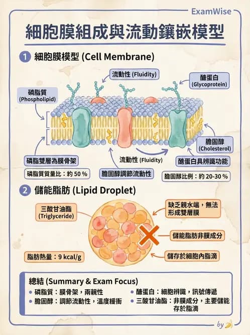 營養 - 細胞生理學 - AI 圖文解析預覽