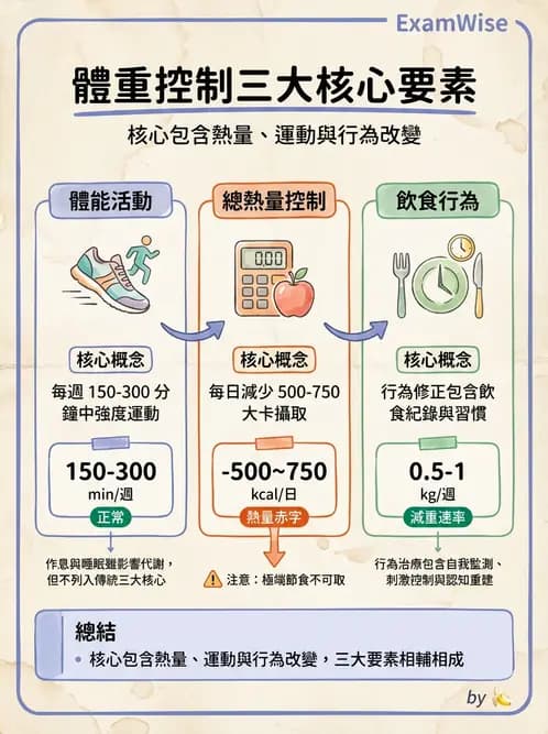 營養 - 能量平衡與食慾控制 - AI 圖文解析預覽