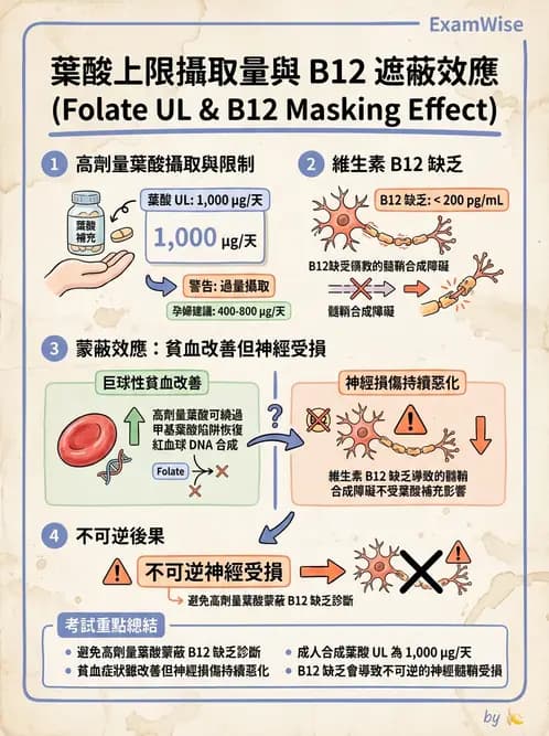 營養 - 單碳代謝與造血B群維生素 - AI 圖文解析預覽