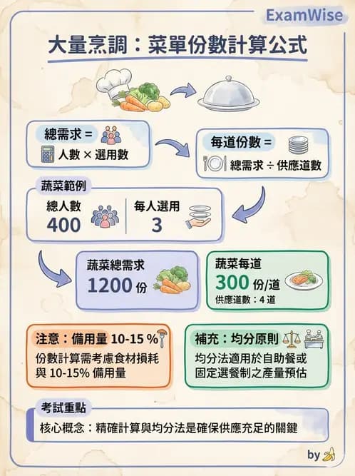 營養 - 食材用量計算與食物代換 - AI 圖文解析預覽