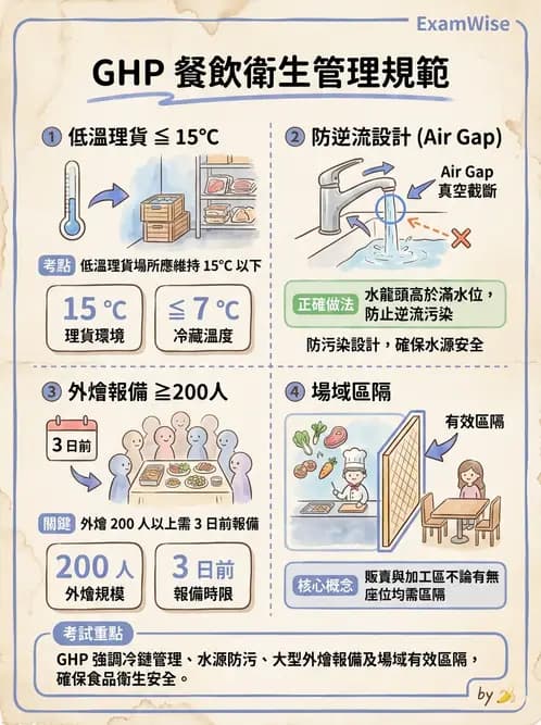 營養 - 製程衛生規範、標示法規與供應管理 - AI 圖文解析預覽
