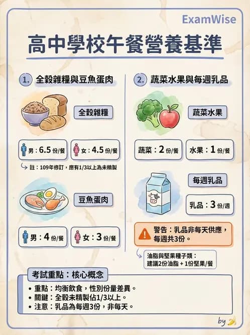 營養 - 學校營養政策 - AI 圖文解析預覽