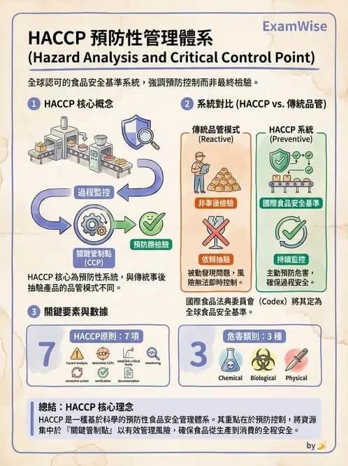 營養 - HACCP系統與食安法規 - AI 圖文解析預覽