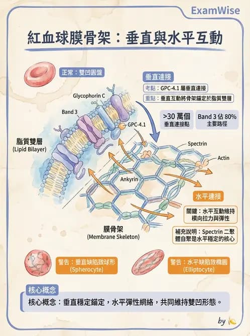醫檢師 - 紅血球生理與形態 - AI 圖文解析預覽