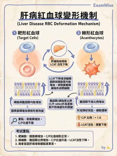 醫檢師 - 紅血球生理與形態 - AI 圖文解析預覽