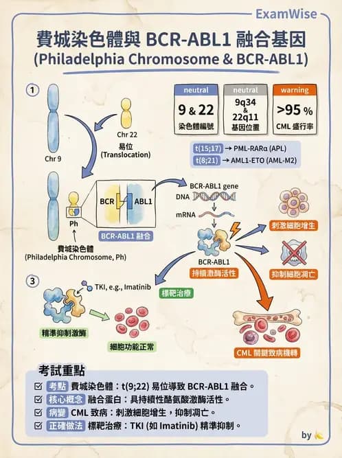 醫檢師 - 慢性血液腫瘤與骨髓增生疾患 - AI 圖文解析預覽