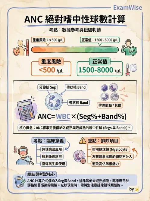 醫檢師 - 白血球生理與形態 - AI 圖文解析預覽