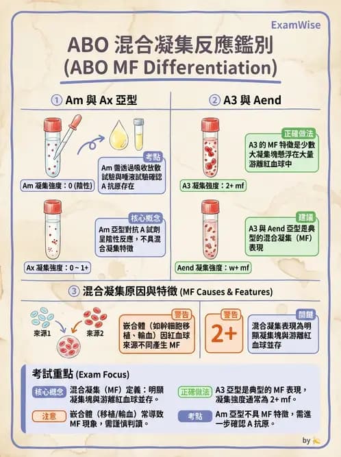 醫檢師 - 紅血球抗原與血型系統 - AI 圖文解析預覽