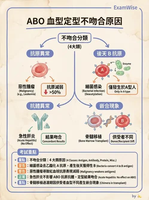 醫檢師 - 紅血球抗原與血型系統 - AI 圖文解析預覽
