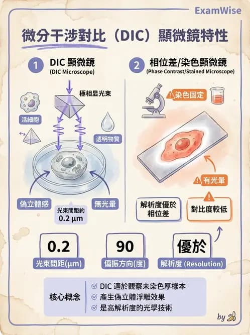 醫檢師 - 顯微鏡原理與操作 - AI 圖文解析預覽