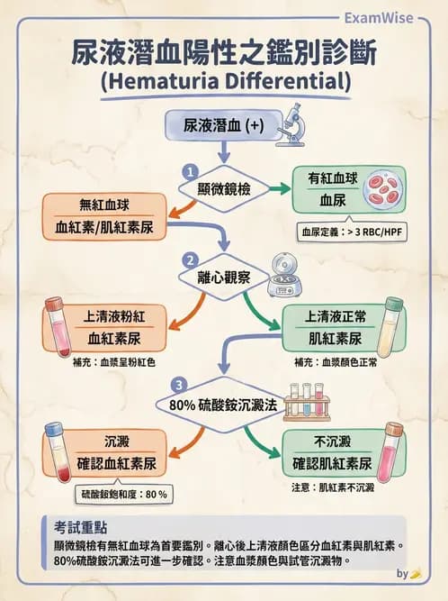 醫檢師 - 尿沉渣鏡檢與物理檢查 - AI 圖文解析預覽