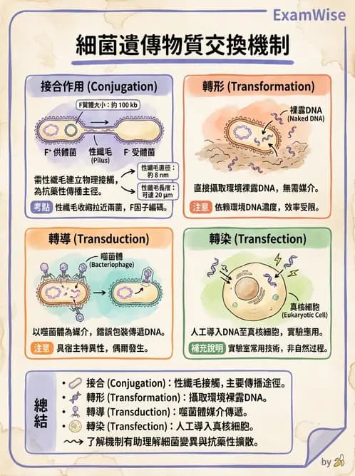 醫檢師 - 實驗室安全與微生物特性 - AI 圖文解析預覽